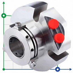 Uszczelnienie kompaktowe R-BED 28, SIC/SIC/CAR/SIC/VITON, M/316