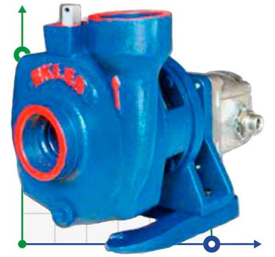 Pumpe mit hydraulischem Antrieb HYDRO-2 zur Einführung von KAS, Bewässerung