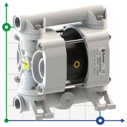 PHOENIX P30 POM HYTREL ATEX Pneumatische Membranpumpe