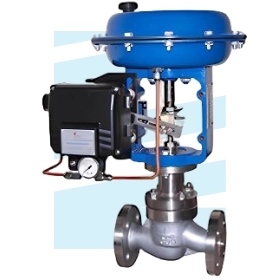 Regelventile mit Stellungsregler und pneumatischem Antrieb