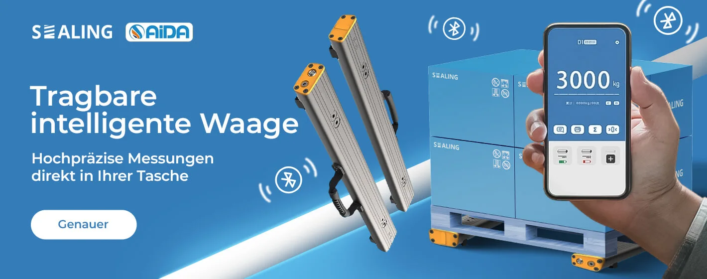 Tragbare Bluetooth-Smart-Waage bis zu 3000 kg